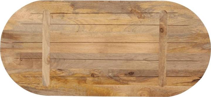 Produktbild VidaXL Tischplatte Holzplatte Massivholzplatte 80x40x3,8cm Oval Massivholz Mango