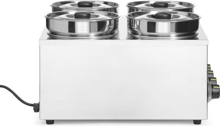 Image du produit Hendi Boitier et cuve d’eau en acier inoxydable. Thermostat indépendant pour chaque élément chauffant, con