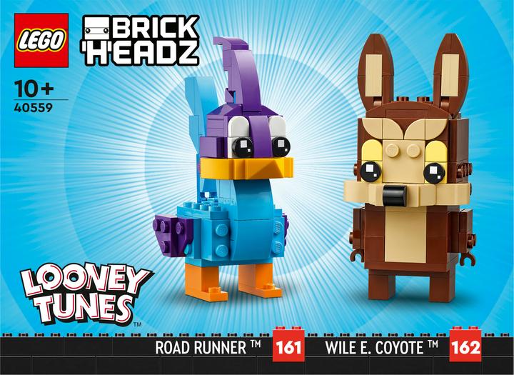 Immagine prodotto LEGO Road Runner e Wile E. Coyote (40559, LEGO Brickheadz)