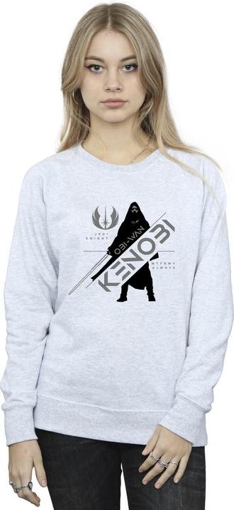 Actual product image Star Wars Womens/Ladies Obi-Wan Kenobi Jedi Knight Sweatshirt (XL)