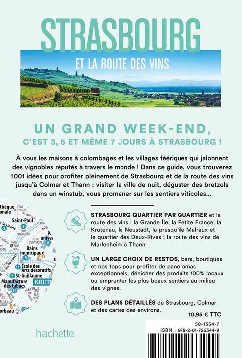 Image du produit Strasbourg et la route des vins (Français, Collectif, 2024)
