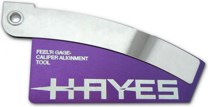 Actual product image Hayes Feel'r Gauge Brake Alignment Tool Purple