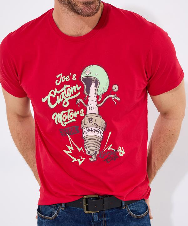 Produktbild Joe Browns Motors Helmet & Engine Graphic T-Shirt (XL)
