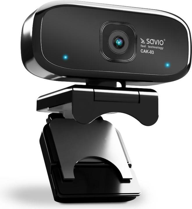 Immagine prodotto Savio Webcam Elmak USB HD CAK-03 con microfono, 1280x720 (2 Mpx)