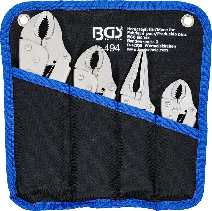 Immagine prodotto BGS Serie di pinze autobloccanti 4 pz.