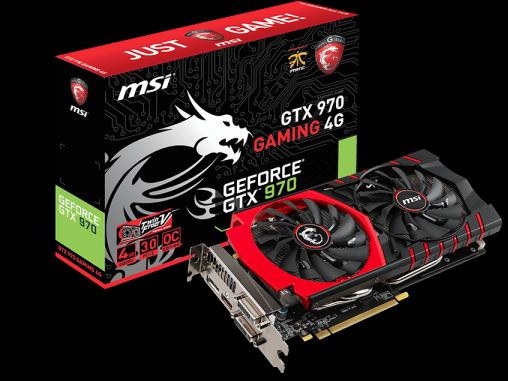 Produktbild MSI GeForce GTX 970 GAMING (4 GB)