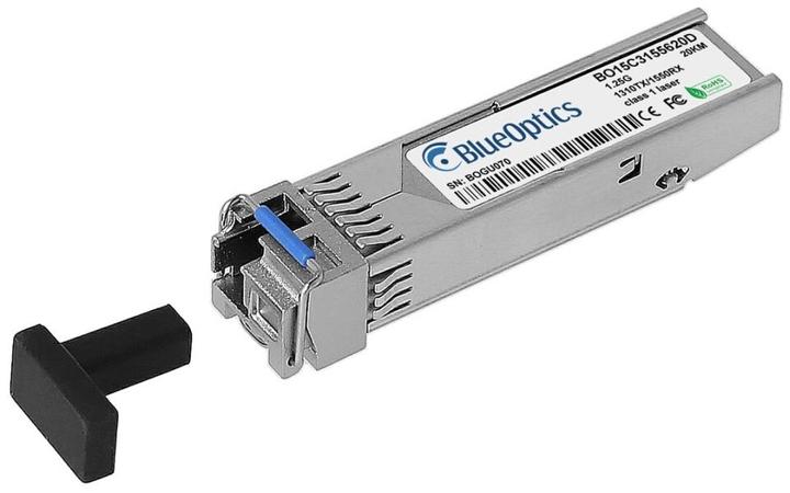 Actual product image BlueOptics NetApp SFP-BXU35-20KM compatible SFP BO15C3155620D