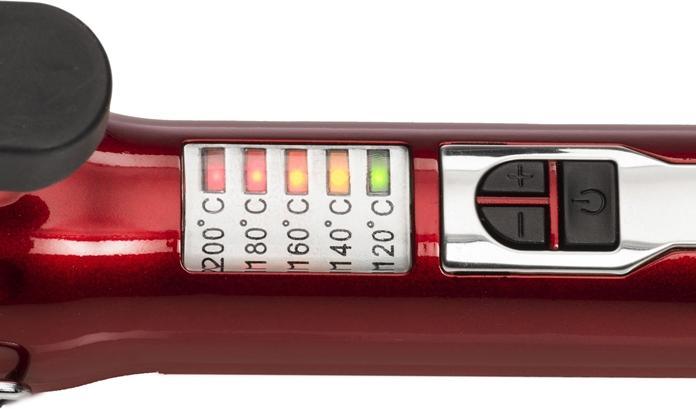 Actual product image OBH Nordica Easy Waves Chilli Curling Iron Warm Black, Red 68 W 2.8 m