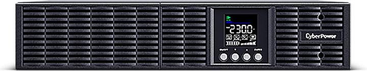 Actual product image Cyberpower OLS1500ERT2UA Double conversion UPS 1500VA/1350W LCD SNMP Slot dt.Software VMWARE ready (1500 VA, 1350 W, Online double converter UPS)