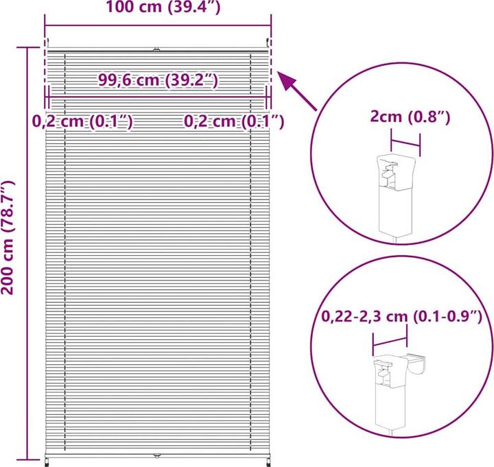 Produktbild VidaXL Dionis (100 x 200 cm)