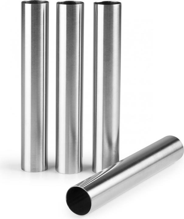 Actual product image Ibili Set of 4 stainless steel hollow moulds 2 x 14 cm Perfect for preparing filled pasta
