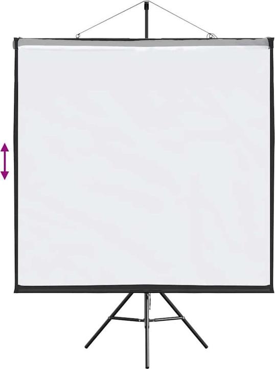 Actual product image VidaXL Projector screen with tripod 81 inch 1:1 projection screen Screen (81", 1:1)