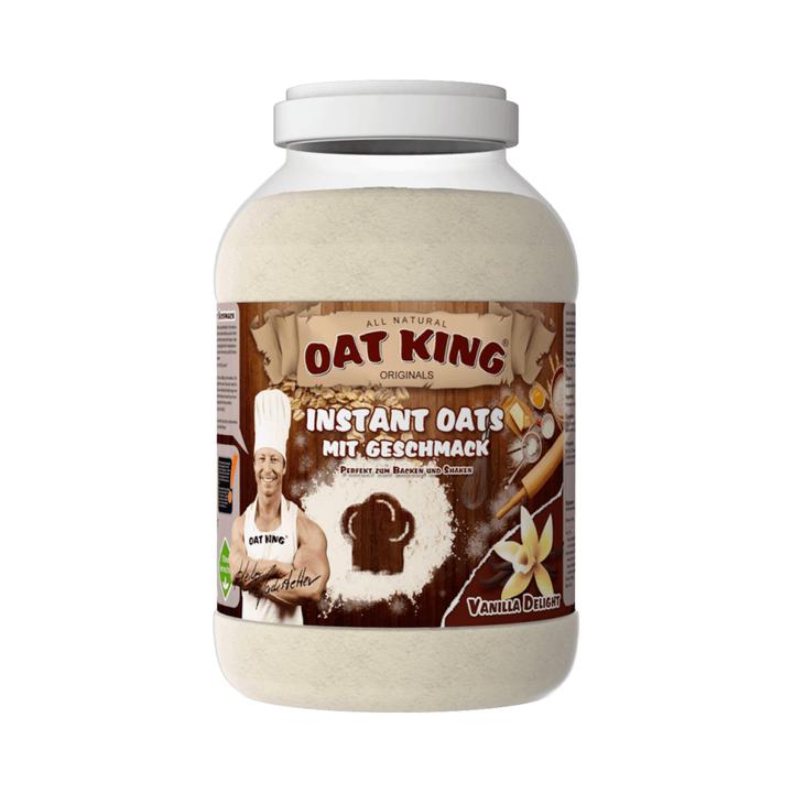Immagine prodotto Oat King 100% avena integrale in polvere con aromi (barattolo da 4000 g) (Vaniglia, 1 pz., 4000 g)