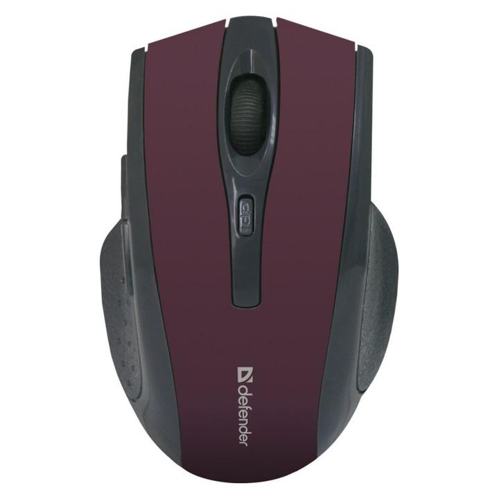Defender MAUS ACCURA MM-665 RF DARK RED 1600dpi 6P (Wireless)