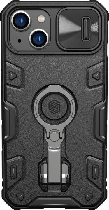 Image du produit Nillkin CamShield Armor Pro Magnetic Case for iPhone 14 MagSafe armored cover stand black (Apple iPhone 14, Apple iPhone 13)