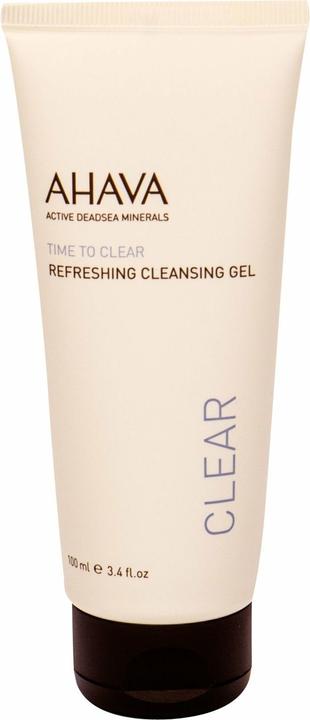 Actual product image Ahava Time to Clear Refreshing Cleansing Gel (Cleaning cloths, 100 ml)