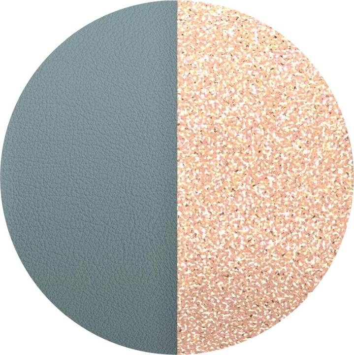 Les Georgettes Bleu pastel / Rose pailleté (Leder)