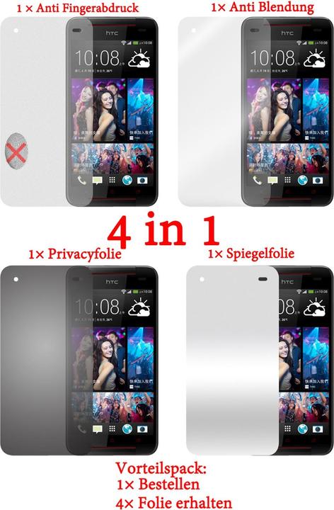 Immagine prodotto Cadorabo 4x pellicola protettiva (1 Pezzo/i, HTC Butterfly)