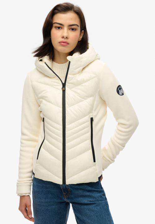 Produktbild Superdry Hooded Storm Fleece Jacket - Wit (16)