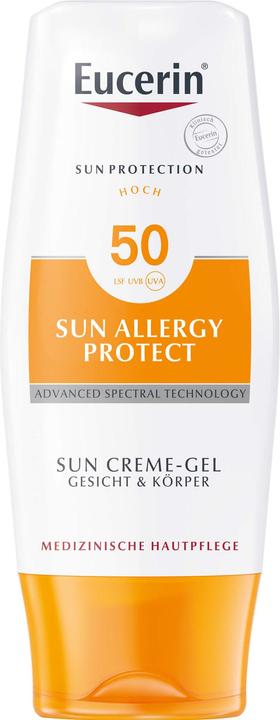 Eucerin Sun Protection Allergy Protect Sun Creme-Gel LSF 50, 150 ml Creme (Sonnencreme, SPF 50, 150 ml)