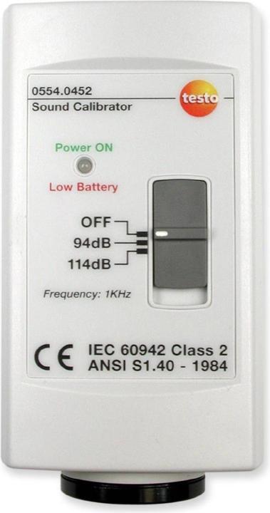 Testo 0554 0452 Schallpegelkalibrato