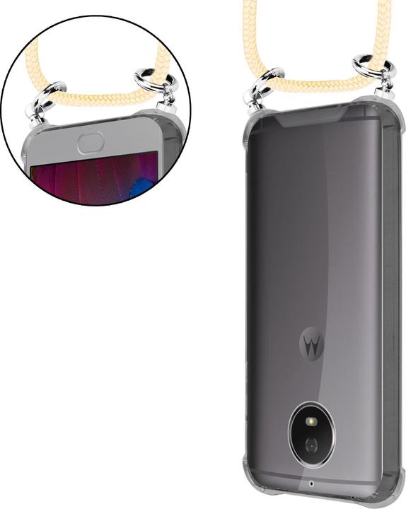 Produktbild Cadorabo TPU Handy Kette SILBER Cover