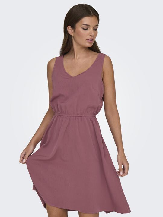 Produktbild Only Normal geschnitten Rundhals Kurzes Kleid Kleid (44)