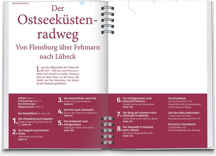 Nährwerte und Zutaten RadReiseFührer Ostseeküstenradweg von Flensburg bis Lübeck (Deutsch, Kompass, 2022)