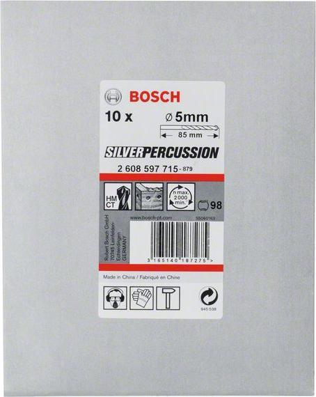 Immagine prodotto Bosch Professional Zubehör Trapano per cemento armato CYL-3, 5 x 50 x 85 mm, d 4,5 mm, confezione da 10 (4,5 mm)