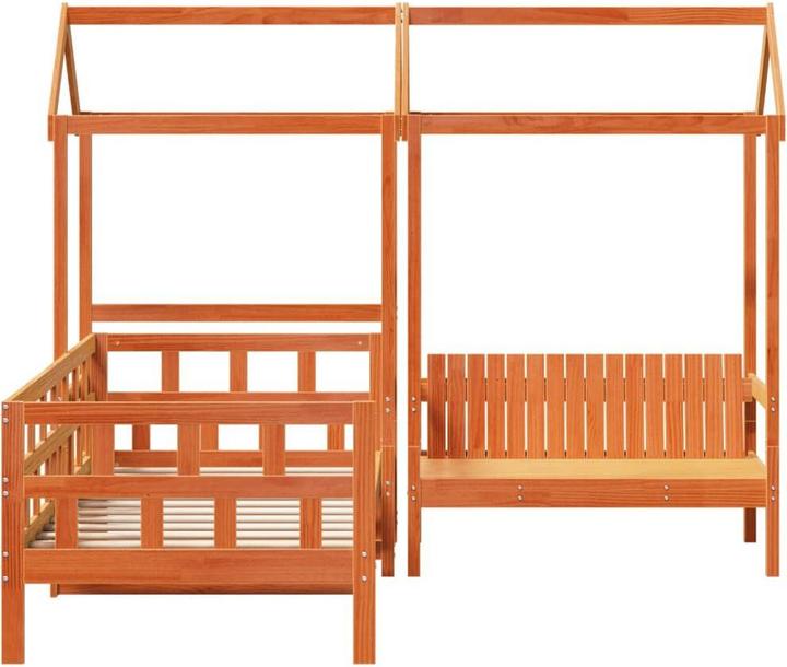 Image du produit VidaXL Ensemble lit de jour avec toit (90 x 190 cm)