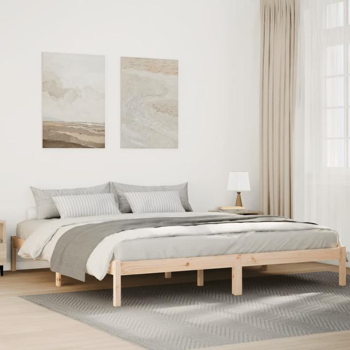 Produktbild VidaXL Bett Extra Lang ohne Matratze 180x220 (180 x 220 cm)