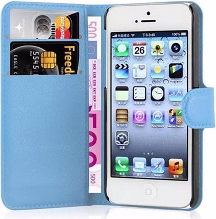 Produktbild Cadorabo Book mit Standfunktion Cover (Apple iPhone 5)