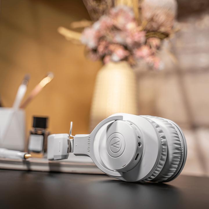 Immagine prodotto Audio-Technica Cuffie Athm20xbtwh (60 h, Senza fili, Cablato)