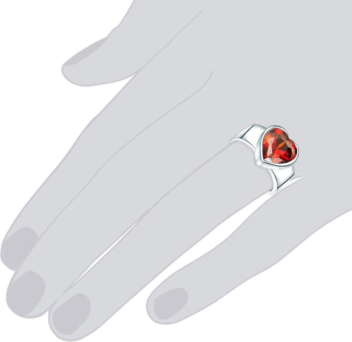 Immagine prodotto Rafaela Donata Cuore da donna in argento Sterling Zirconia argento - 3870 (52, 925 Argento)