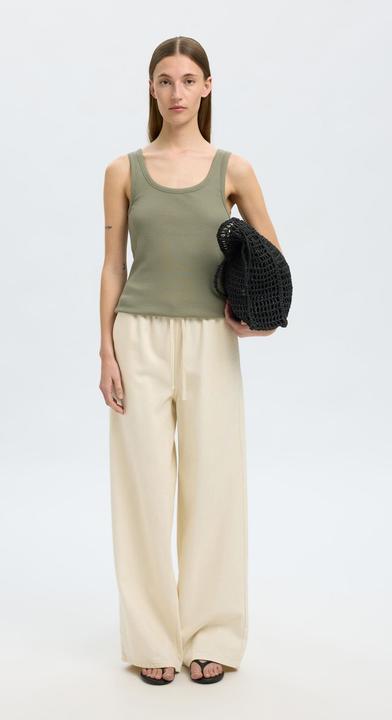 Actual product image Selected Femme Rippmuster Baumwoll Tanktop (M)