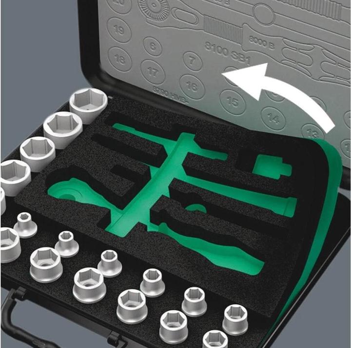 Actual product image Wera 8000 B Zyklop Speed Ratchet (3/8")