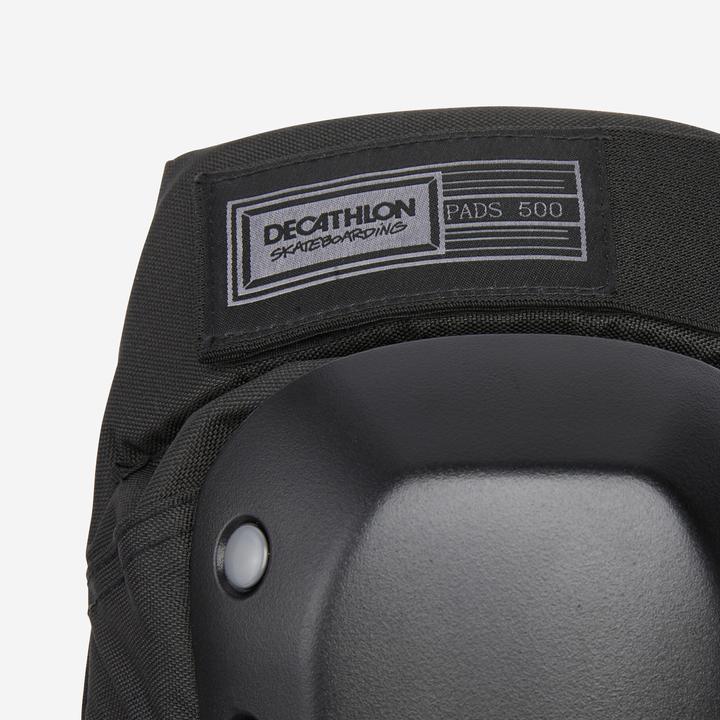 Immagine prodotto Decathlon Set di protezioni da skateboard per adulti a 3 pezzi Pad500 Nero (S, Esemplare unico)