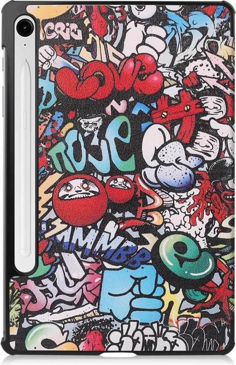 Actual product image Cover-Discount Galaxy Tab S9 FE - Tri-fold Smart Case Comics (Galaxy Tab S9 FE)
