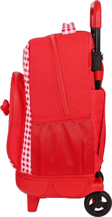 Produktbild Hello Kitty Schulrucksack mit Rädern Spring Rot (33 x 45 x 22 cm)