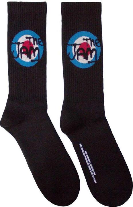 Actual product image The Vegan Cow Unisex Adult Target Logo Terrycloth Socks (40.5 - 45.5)