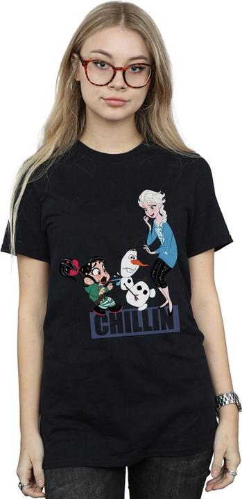 Immagine prodotto Disney Wreck It Ralph Elsa And Vanellope Maglietta Ampia Donna (S)