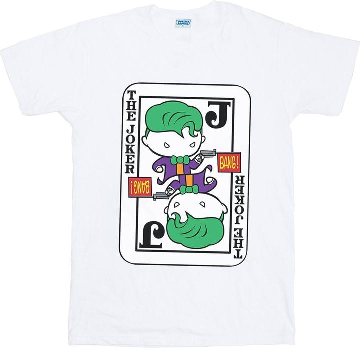 Actual product image Mens Chibi Joker Playing Card T-Shirt (L)