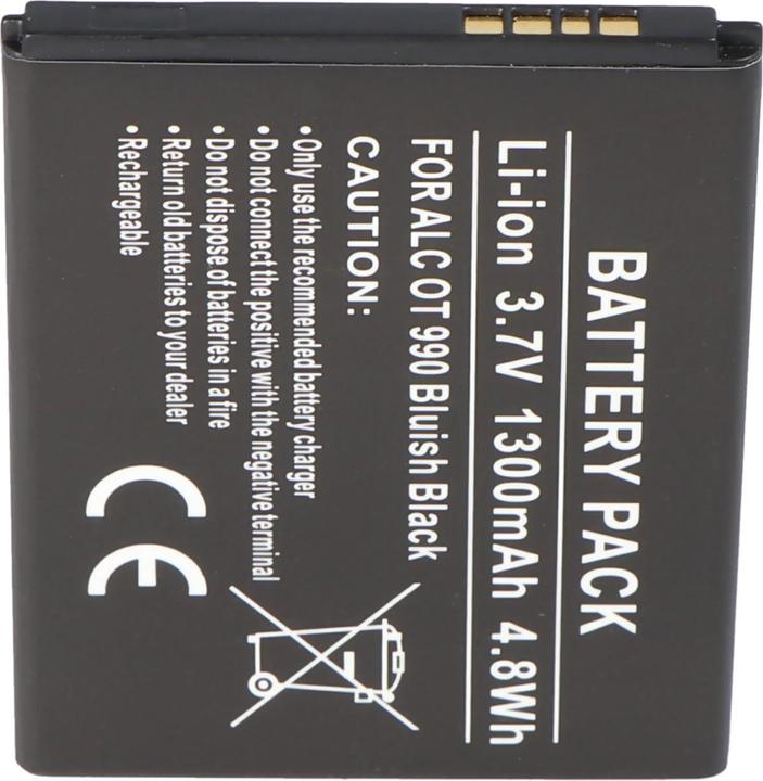 Immagine prodotto Alcatel Batteria BatteryOne Touch 918D CAB32A0001C1, CAB31P0000C2, CAB31P0000C1, BY71, TLIB37A