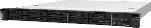 Actual product image Lenovo ThinkSystem SR250 V2 E-2338G (Intel Xeon E-2388G, 16 GB, Rack Server)