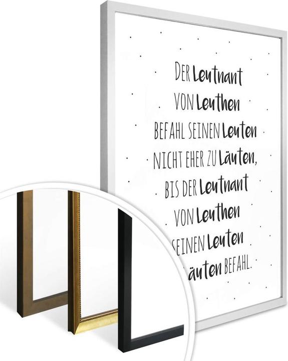 Image du produit Trenddeko Virelangue - Le lieutenant de Leuthen (24 x 30 cm)