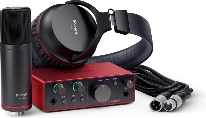 Produktbild Focusrite Recording-Set Scarlett Solo Studio – 4th Generation (USB)