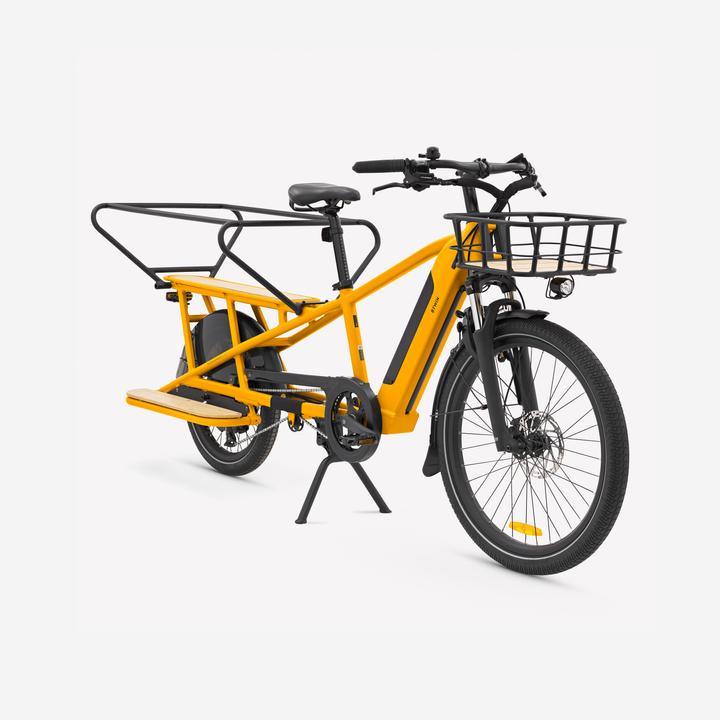 Btwin E-cargo bike Cargobike R500E Longtail V2 giallo