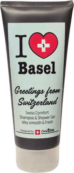 Produktbild CreaDiva Duschgel & Shampoo - I like Basel (200 ml)
