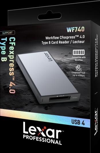 Actual product image Lexar PRO Workflow SD Dual-Slot Reader (USB 3.2)