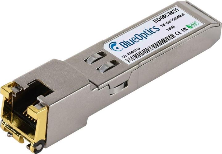 Image du produit BlueOptics Émetteur-récepteur SFP compatible RAD SFP-30H BO08C38S1, cuivre RJ45, 10/100/1000BASE-T, 100